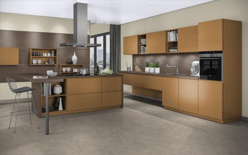 Treviso Handle-less Matt Lissa Oak